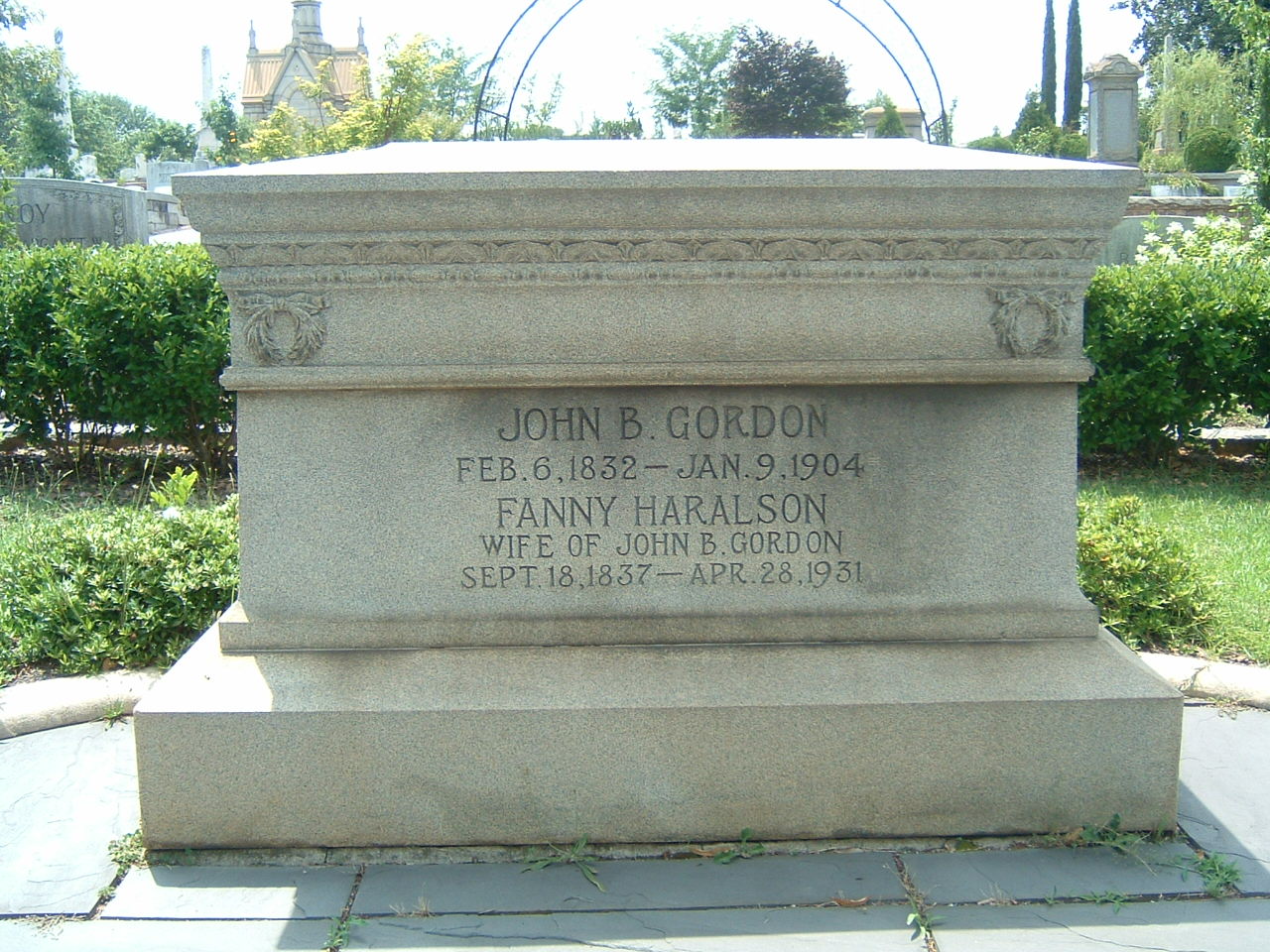Grave of General John B Gordon Oakland Cemetery