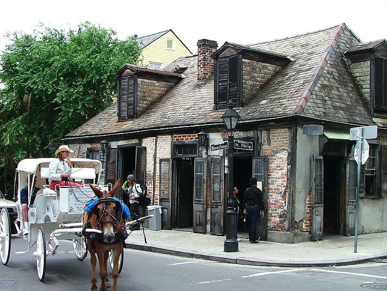Lafitte's Blacksmith Shop Bar French Quarter New Orleans Louisiana ghosts haunted