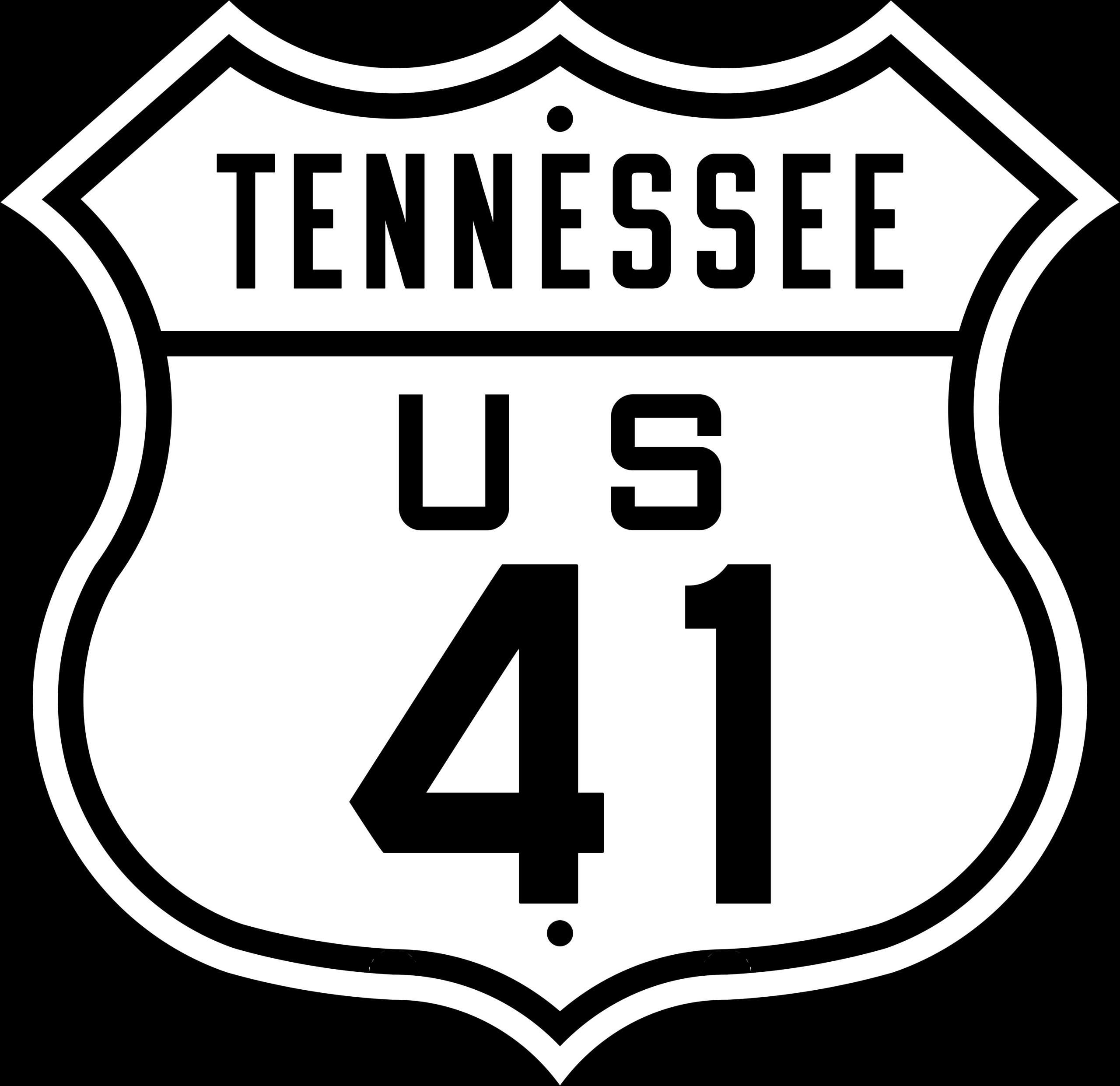 US 41 Tennessee sign