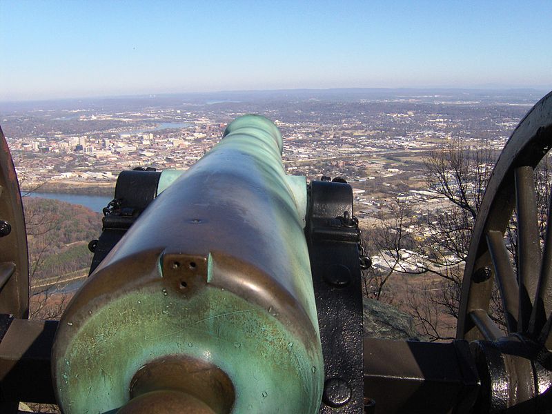 Chattanooga Tennessee from Lookout Mountain